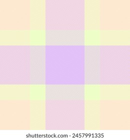 Tejido de tela suave sin costuras, patrón de cuadros de yuletide. Fondo de la textura del Vector del tartán del pie en color claro y almendra blanqueada.