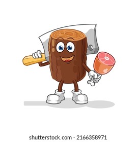 the log Butcher illustration. character vector