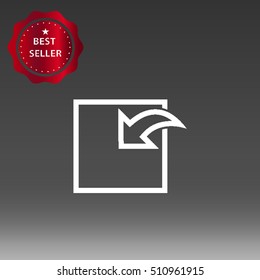 Log In Button Vector Icon Illustration