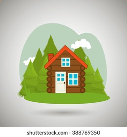 Cartoon Log Cabin Images Stock Photos Vectors Shutterstock