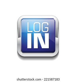 log In Colorful Vector Icon Design