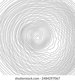 Log cut, vector illustration, tree rings pattern, shades of gray