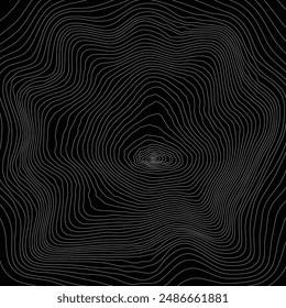 Log cut, vector illustration, tree rings pattern, shades of gray