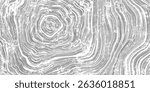 Log cut, wood texture, tree rings pattern, shades of gray, rough vector background