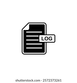 log file icon , document icon