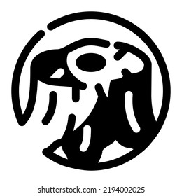 Log Glyph icon vector design and illustration template