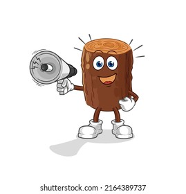 el vector de altavoces de mano de la mano de la mano de la mano de registro. personaje de caricatura