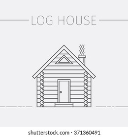 Log house icon