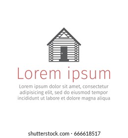 Log house icon