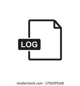 Log Icon , Format File Icon