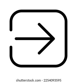 Log In Icon Vector Symbol Design Illustration