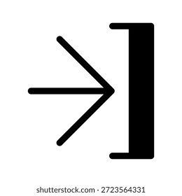 Symbol anmelden, Vektorsymbol-Entwurfsgrafik