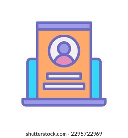 icono de inicio de sesión para tu diseño de sitio web, logotipo, aplicación, interfaz de usuario.