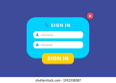 log in, sign in. and sign up user interface design for website and app