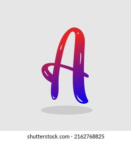 LOG A INITIALS WITH COLORS AND WATER BELOW