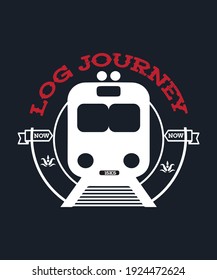 Log journey now-vector t-shirt design