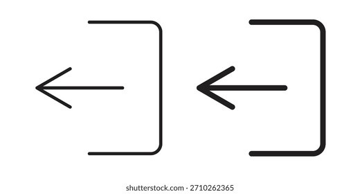 Cerrar sesión icono gráfico doodle, boceto, Ilustración vectorial de dibujo de contorno