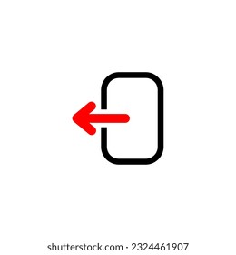 Icono de cierre de sesión. Icono de cierre de sesión. Exportar vector de iconos.