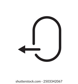 Log Out Icon Vector Symbol Design Illustration
