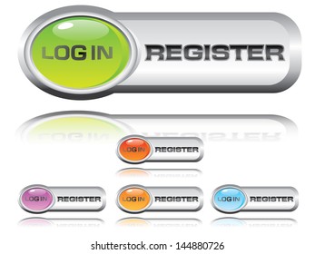 Log in and register icon