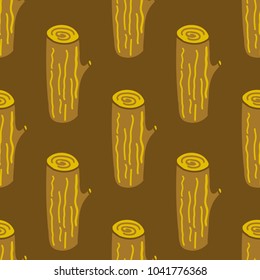 log seamless doodle pattern
