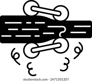 Log Shaving Machine Blade Removing Excess concept, Plank or Slab processing yard vector icon design, timber and lumber Symbol, Forestry and Deforestation Sign forest farming and woodlands illustration