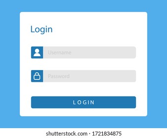 24,205 Login form Images, Stock Photos & Vectors | Shutterstock