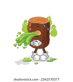 la caricatura de log de lanzamiento. vector de mascota de dibujos animados