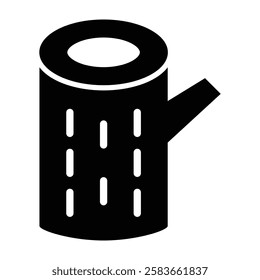 Log Vector Glyph Icon Vector Design