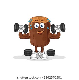 the log weight training illustration. character vector