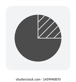 Log wood or timber vector icon in cross section view. Include mark line for square sawing process in mill, sawmill. Material from nature sawn to lumber, board or plank for woodworking, construction.
