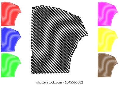 Logan County, Kentucky (U.S. county, United States of America, USA, U.S., US) map vector illustration