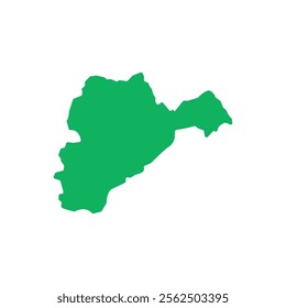 Logar province map icon vector design, province in Afghanistan vector design illustration. 