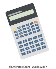 Logarithmic calculator. Engineering calculator. Calculator with a lot of buttons. Calculator many buttons
