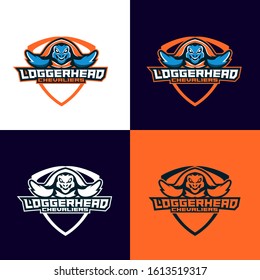 loggerhead turtle sport logo design