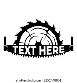 Logging Company Logo Design Vector 