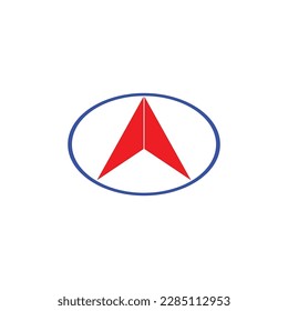 loggo triangel vector design web
