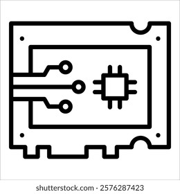 Logic Circuit Icon Element For Design