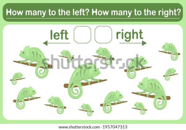 Logic Game Kids Called Left Right Stock Vector (Royalty Free) 1957047313