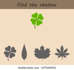  logic games for kids that make them smarter. Find the shadow.