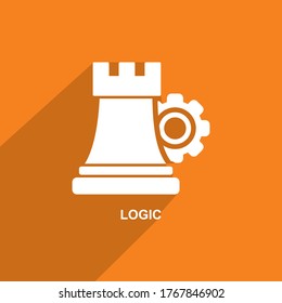 Logiksymbol, medizinischer Icon-Vektorgrafik