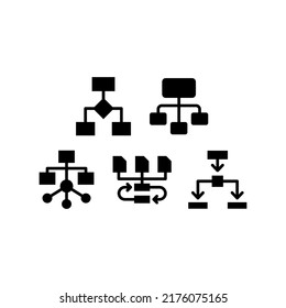 Logic Icon Set Vector Symbol Design Illustration