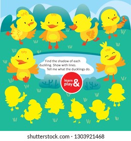Logic Kid Find Duck Form Game Printable Worksheet