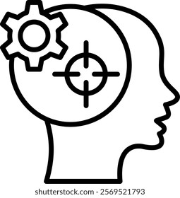 Logic Line Vector Icon Design