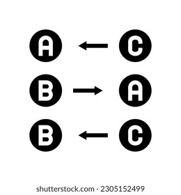 logic math science education glyph icon vector. logic math science education sign. isolated symbol illustration