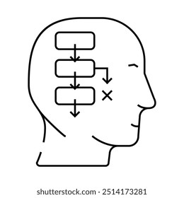 logic math science education line icon vector. logic math science education sign. isolated contour symbol black illustration