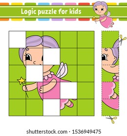 Logic puzzle for kids. Education developing worksheet. Learning game for children. Activity page. For toddler. Riddle for preschool. Simple flat isolated vector illustration in cute cartoon style.