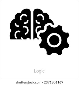 Logic and skills icon concept