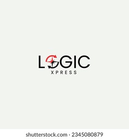 Logic Xpress Compass Logo Design
