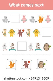 Logical game, educational activities for kids. Learning games for preschoolers and kindergarten. Educational worksheet for kids. Teachers resources, materials. Toddler busy book page. Early education.